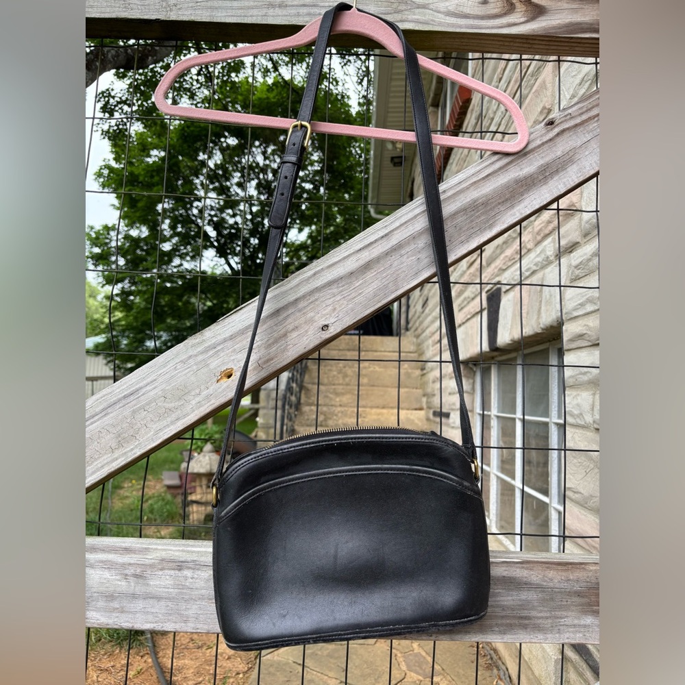Vintage Leather Coach Bag